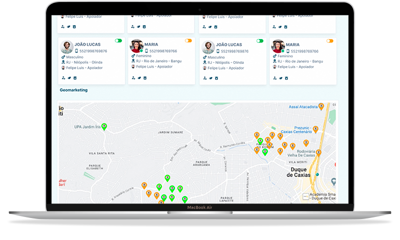 eleitores geolocalizados somavoto